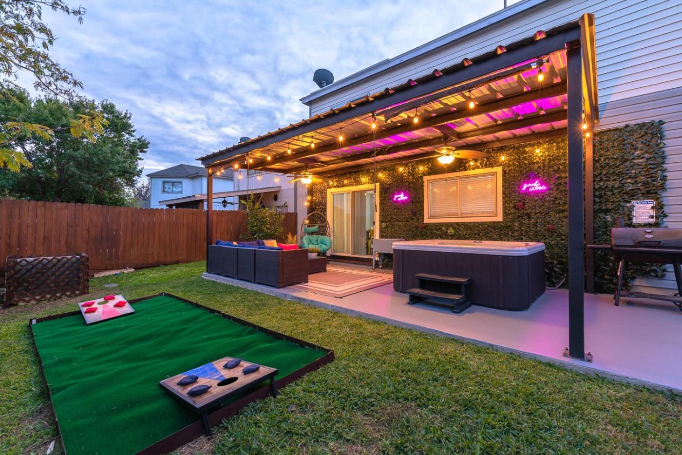 Gameroom, Bbq & Hot-Tub By Lackland & Seaworld San Antonio Luaran gambar